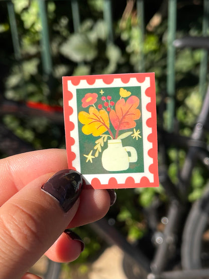 Autocollant timbre