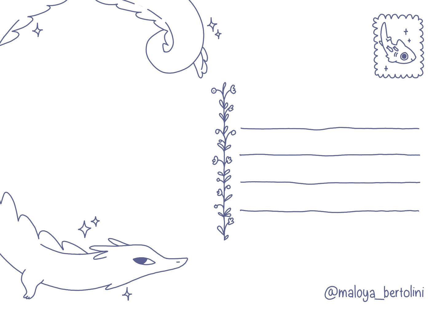 Carte Ela et le dragon