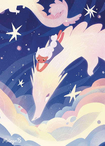 Carte Ela et le dragon