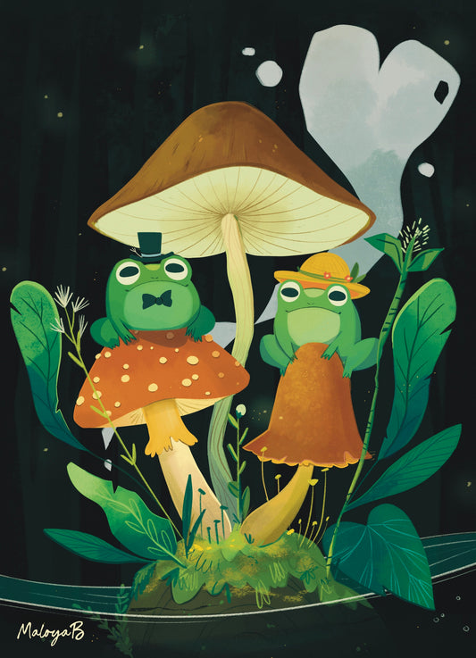 Couple de grenouilles