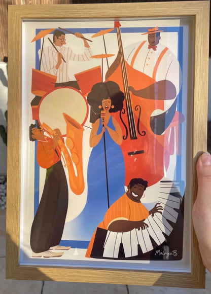 Print groupe de Jazz